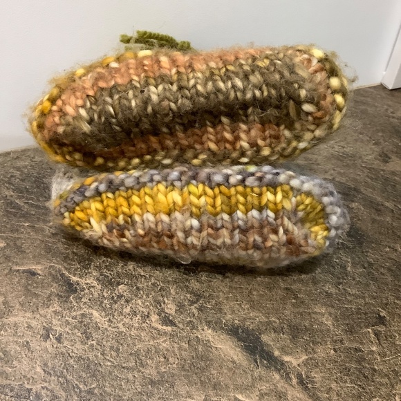 Wool Baby Booties (bottom sole measures 7”) - Picture 5 of 7